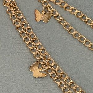 Gold Butterfly Thigh Belt